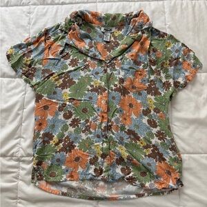 RSQ Multicolor Floral Button-Down Shirt